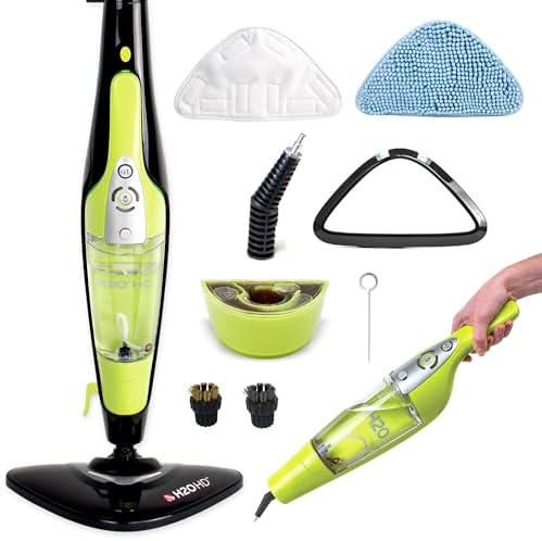 H2O HD Steam Mop & Handheld Steam Cleaner | 3-in-1 Floor Steamer | 1500W Power by H2O