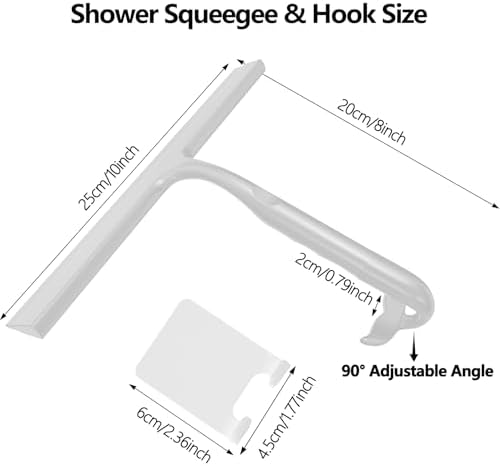 Shower Squeegee for Glass Doors, All One Piece Award Winning Squeegee - Image 4