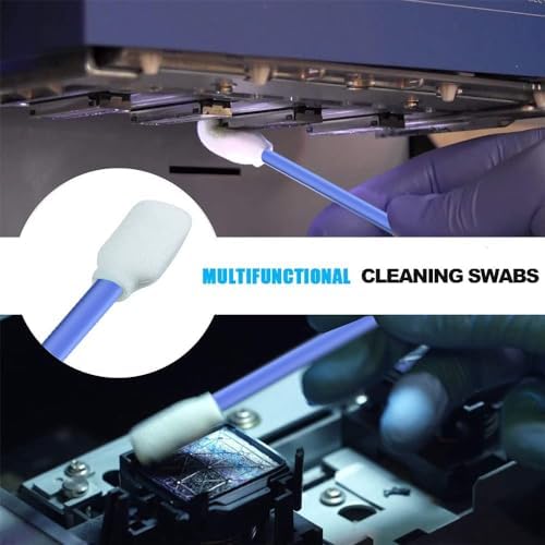 Wellgler's Foam Cleaning Swabs，Dust-Free Cleaning Sponge Tip Swabs - Image 6