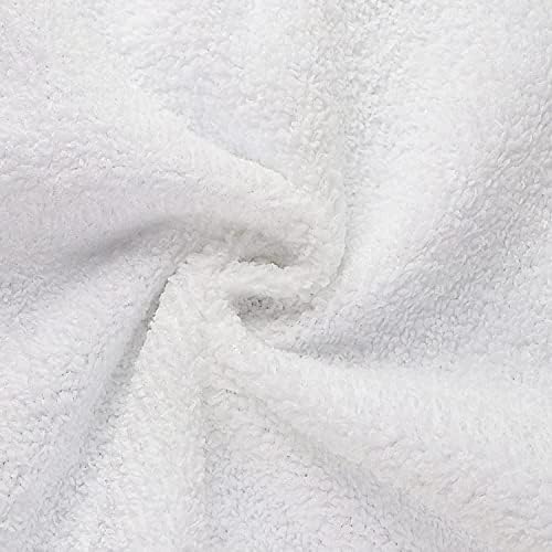Orighty Washcloths Bulk, 50 Pack Microfiber Face Towels, 12x12 Inch White - Image 2