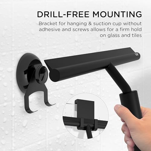 Telescopic Shower Squeegee Black - - Image 5