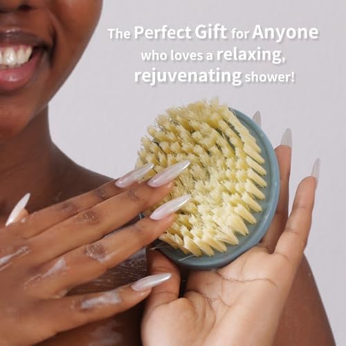 2 Pack Body Brushes, BEAUTAIL Gentle Exfoliating Shower Brush - Image 6
