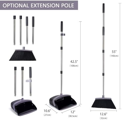 Broom and Dustpan Combo Set - Image 6
