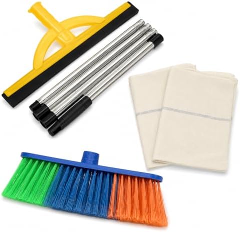 2-in-1 Floor Squeegee & Broom Kit - Image 2