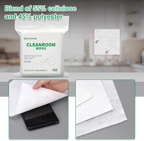 Cleanroom Wipes 4"x4" - Image 3