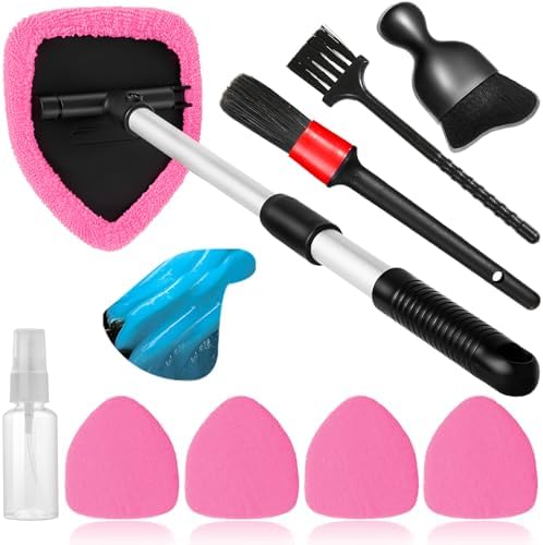 Qydipclin 10pcs Windshield Cleaner Tool Car Interior Window Cleaning Kit by Qydipclin