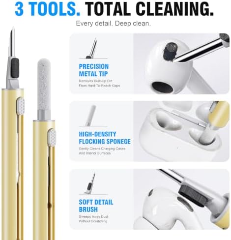 Hyashee Cleaner Kit for Airpods Pro 1 2 3 Multi-Function Cleaning Pen - Image 5