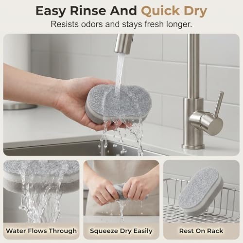 Cleaning Sponges Eraser, 2026 Upgrade Multi-Functional Eraser, Sponge Scrubber - Image 5