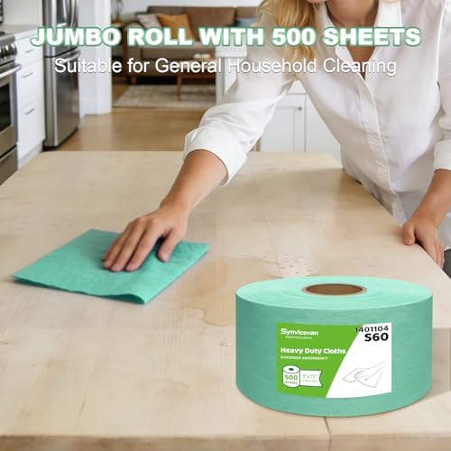 Heavy Duty Cloths, Extra Absorbent Towels Jumbo Roll - Image 5