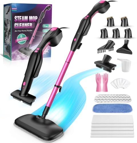 2026 Standable Safe & High Temp Steam Mop Cleaner by Moreeading