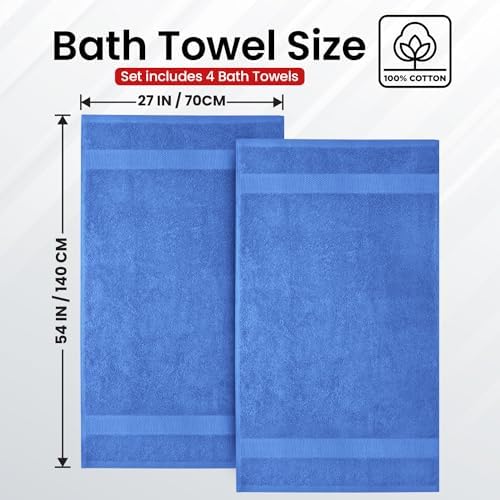 Infinitee Xclusives 100% Ring-Spun Cotton Bath Towels - Image 3