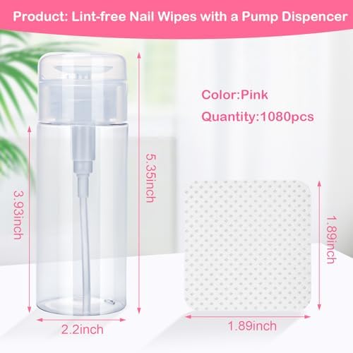 1080PCS Lint Free Nail Wipes - Image 6