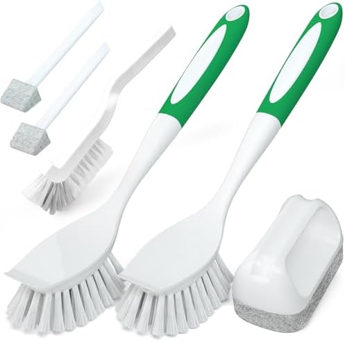 Holikme 6 Pack Dish Brush Set by Holikme