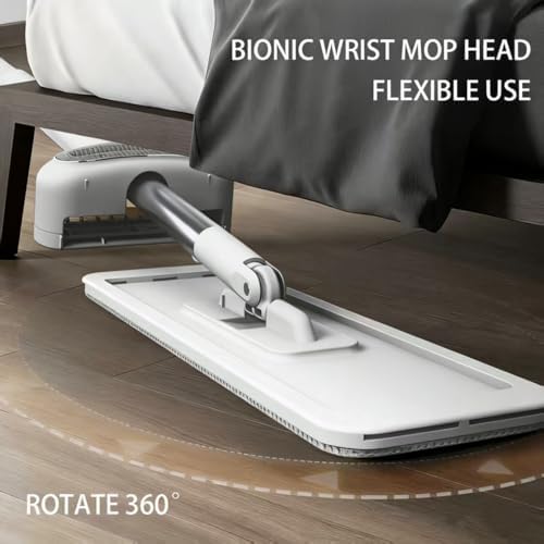 360 Hands-Free Self Wringing Floor Cleaning Mop, Flat Mop - Image 3
