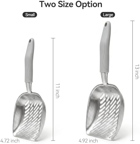 Cat Litter Scoop, Kitty Metal Scooper - Image 3