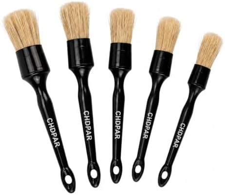 5-Piece Boar Hair Detailing Brush Set by Unknown