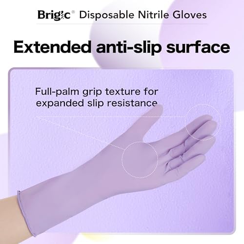 12 Inch Long Cuff Nitrile Gloves, Disposable Gloves - Image 3