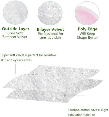 28 Pack Reusable Makeup Remover Face Pads - Image 4