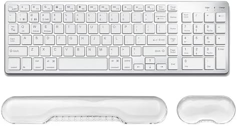 Mouse Pad with Wrist Rest, Soft Cloud Gel Keyboard Mouse Pad Set with Hand - Image 6