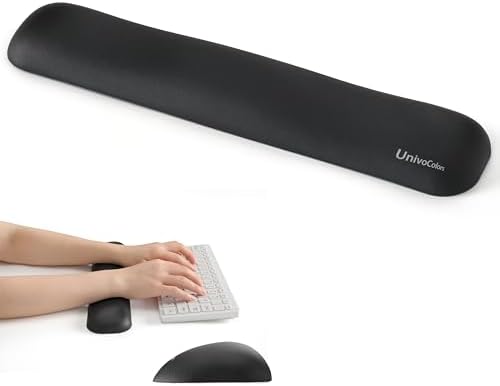 UnivoColors Design-Medium Wave Keyboard Wrist Rest of Medium, Artificial by UnivoColors