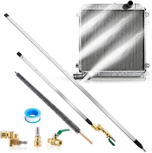 REALYOU 40"+24" Radiator Cleaning Wand, 4500 PSI Radiator Cleaner Wand Water & by Realyou