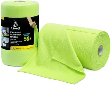 LIVOS Microfiber Cleaning Cloth Roll by LIVOS