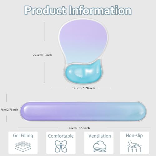 Keyboard Wrist Rest with Gel Mouse Pad - Image 2