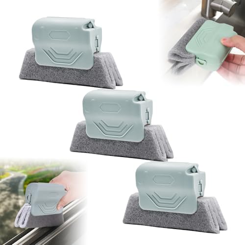 Magic Window Track Cleaner, 2025 Upgrad Window Groove Cleaning Brush Tools Set by Yilia