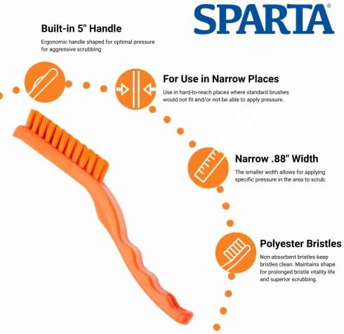 SPARTA Detail Brush Grout Brush, Crevice Brush - Image 6