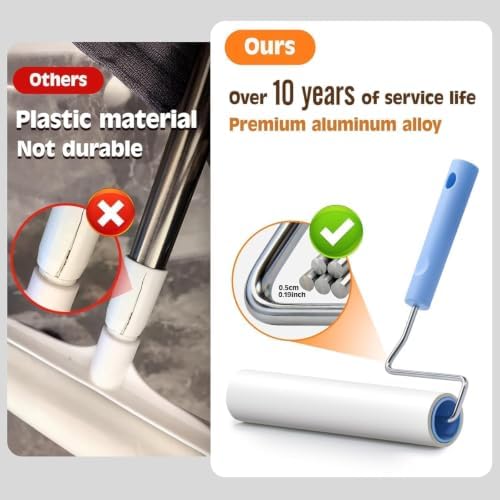 BEAH Large Lint Roller for Pet Hair Extra Sticky, 9.45''Pet Hair Removal Tool - Image 4