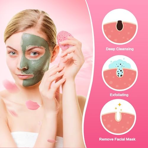 60-Count Compressed Facial Sponges Natural Cellulose - Image 6