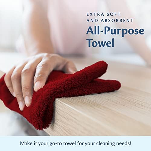 100% Cotton Chamois Cleaning Towels, 12 Pack - Image 2