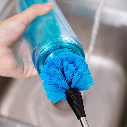 MOSOLAN 3-in-1 Water Bottle Brush and Straw Cleaning Set, Round Head - Image 7
