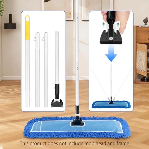 Clip on Dust Mop Handle Heavy Duty - Image 5