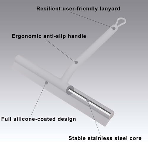 Squeegee for Shower Glass Doors, Resilient Loop - Image 2