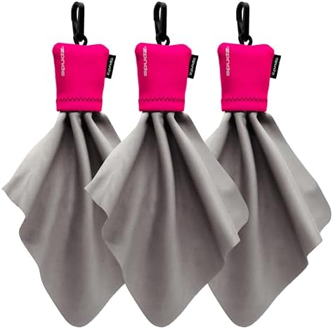 SPUDZ Classic Microfiber Lens Cleaner – Clip-On Pouch, Washable – by SPUDZ