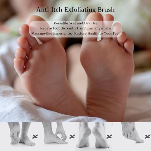 Toe Cleaning Brush with 15.7" Long Handle, Foot Scrubber in Shower - Image 4