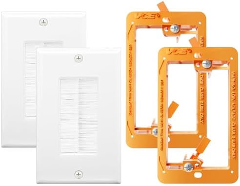 VCE Brush Wall Plate Cable Pass Through by VCE