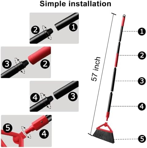Heavy Duty Red Angle Broom - Image 7