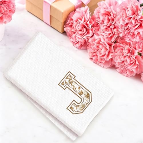 Chinoiserie Initial Kitchen Towels, Personalized Kitchen Towels, Personalized - Image 4