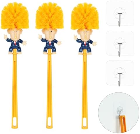 2PCS Funny Trump Toilet Brush by OMGOD