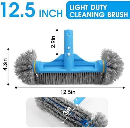 TidyMister 12.5 in Round-End Pool Brush Head - Image 2