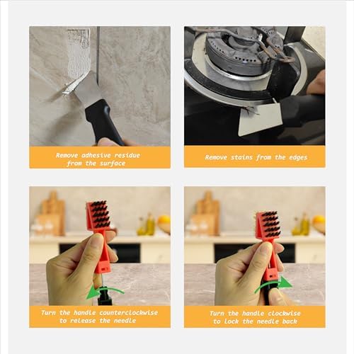 3Pcs, Brass Brush, Wire Brush, Metal Brush, Nylon Brush, Rust Cleaner - Image 7