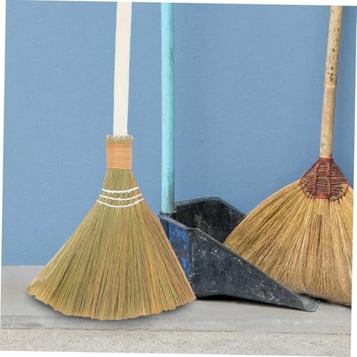 2pcs Handmade Grass Broom with Detachable Handle - Image 6
