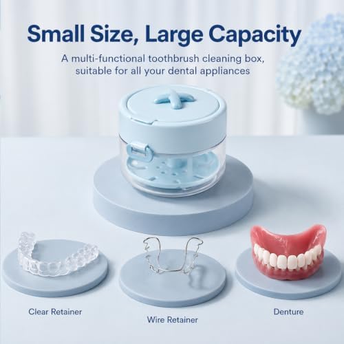 3-in-one dentures, retainer cleaning box, Retainer Case - Image 3
