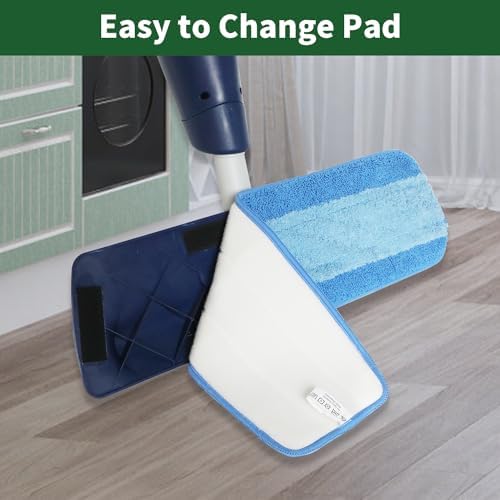 10 Pack Microfiber Cleaning Pads, Reusable Microfiber Mop Pads - Image 7