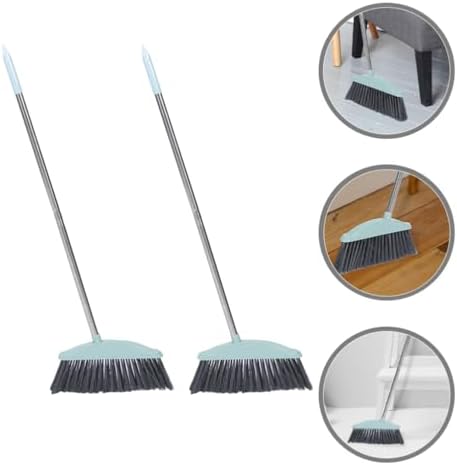 MAGICLULU Indoor Brooms 2pcs Heavy Duty Broom Outdoor Indoor Commercial - Image 3