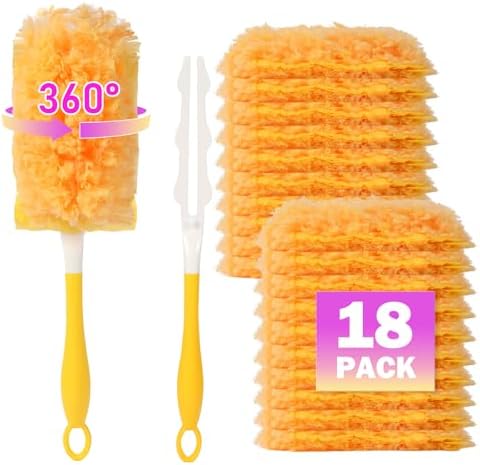 18 Count Duster Refills with 1 Firm-Grip Handle by SVPSNUMSI