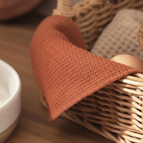 PurpleEssences Solid Kitchen Cloths, Dish Cloth 12x12 Set of 6 - Image 5