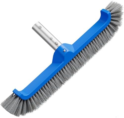 TidyMister 17.5" Pool Brush Head, Wave Bristles Pool Scrub Brush by TidyMister